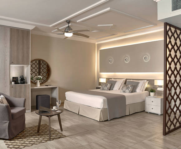 Aldemar Knossos Villas Hersonissos Crete Junior Suite Sharing Pool Bedroom